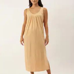Round-Neck Longline Camisole with Slit-picture-17