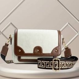 Women Colourblock Sling Bag with Detachable Strap-picture-45