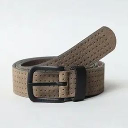 Men Perforated Belt with Tang Buckle Closure -47