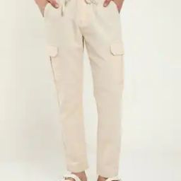 Men Flat-Front Relaxed Fit Cargo Pants-picture-52