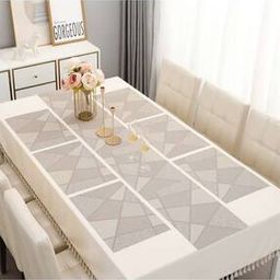 6-Seater Table Mats with Runner-53