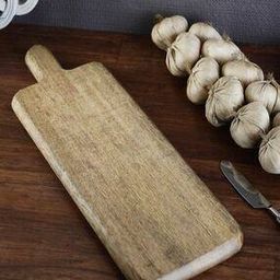 Hand Crafted Wood Long Chopping Board-image-2