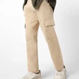 Men Flat Front Straight Fit Cargo Pants-image-41