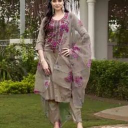 Embroidered Straight Kurta Set-image-36