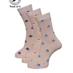 Pack of 3 Mid-Calf Length Everyday Socks-image-133