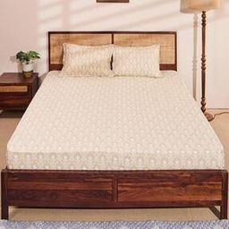  Cotton Printed Bed Sheet- Double-image-25