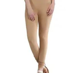 Women Basic Leggings with Elasticated Waist-image-47