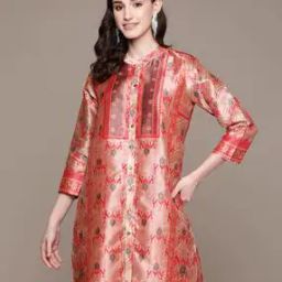 Floral Print Straight Kurta-image-50