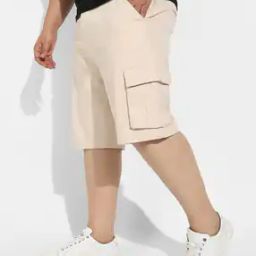 Flat-Front Cargo Shorts-8