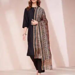 Women Kalamkari Print Cotton Silk Dupatta-picture-20