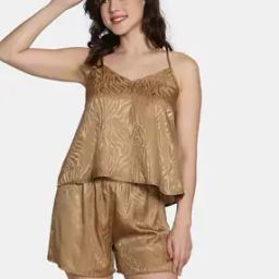 Women Printed Top & Pyjamas Set-image-18