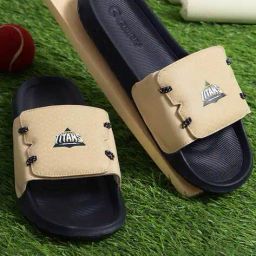 chupps Men Regular Fit Slides with Velcro Accent image 1