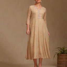 Women Embroidered A-Line Dress -image-33