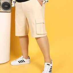 Knee Length Single-Peat Cargo Shorts-image-46