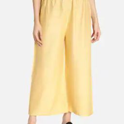 Mid Rise Palazzos with Elasticated Waist-picture-45