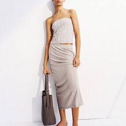 Women Rib-Knit Skirt-image-32