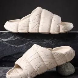 Men Quilted Open-Toe Slides -25