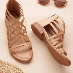 Women Multi-Strap Gladiator with Zip Closure-20