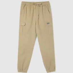 Boy Ankle-Length Joggers with Drawstring Waist-image-45
