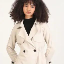 Women Regular Fit Trench Jacket-26
