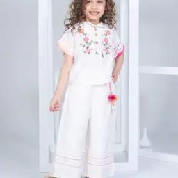 Girls Floral Print Top & Pants-picture-49