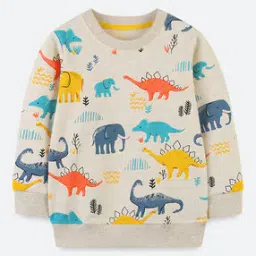  Boys Graphic Print Long-Sleeved Sweatshirt-49