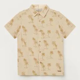 Boys Printed Regular Fit Shirt with Spread Collar-picture-52