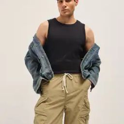Men Regular Fit Cargo Shorts-image-62