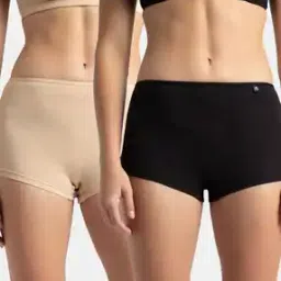 Women Cotton Boyshorts Pack of 2-image-40
