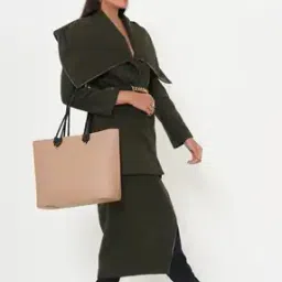 Tote Bag with Layered Strap-image-89