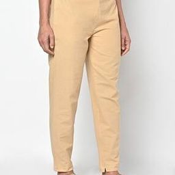 Straight Fit Cotton Flat-Front Pants-image-34