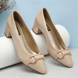 Women Heeled Pumps with Patent Leather Upper-image-94