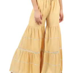 Sharara with Drawstring Fastening-image-44