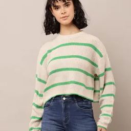 Women Stripes Pullover-image-88