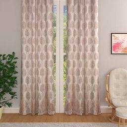 set of 2 Imported Eyelet Door Curtains-image-9