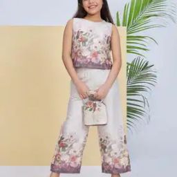 Girls Floral Pants With Top-image-54