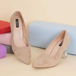 Women Pointed-Toe Chunky Heeled Shoes-image-98