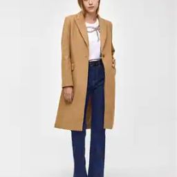 Women Regular Fit Trench Coat with Flap Pockets-image-68