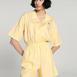 Notched Lapel Playsuit with Insert-Pockets-image-3
