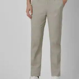 peter england Men Slim Fit Flat-Front Trousers-picture-20