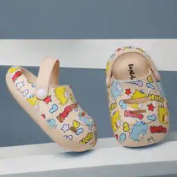 Cartoon Print Sling-Back Clogs -image-83