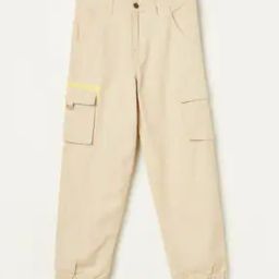 Boys Straight Fit Trousers with Flap Pockets-19