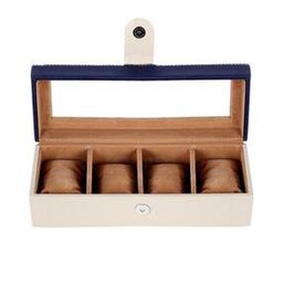 Unisex 4 Slots Watch Organiser Box-46
