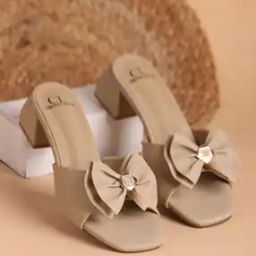 Women Embellished Chunky Heeled Sandals -image-60