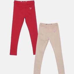 Solid  Ankle Length Leggings-image-78