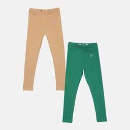 Solid  Ankle Length Leggings-image-82