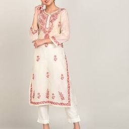 Embroidered Straight Kurta-image-14