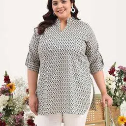 tissu Women Floral Straight Kurti-picture-10