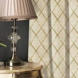 Pack of 2 Jacquard Curtains with Eyelets-15