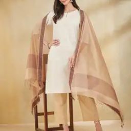 Women Cotton Silk Dupatta -image-82